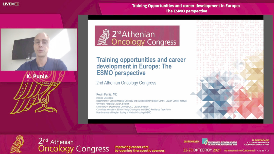 11 K. Punie - Training Opportunities and career development in Europe: The ESMO perspective. 