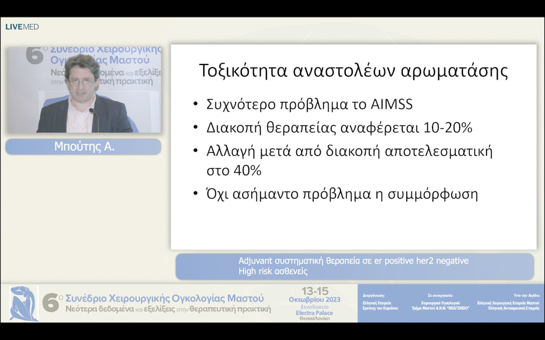 31 Μπούτης Α. - Adjuvant συστηματική θεραπεία σε er positive her2 negative High risk ασθενείς