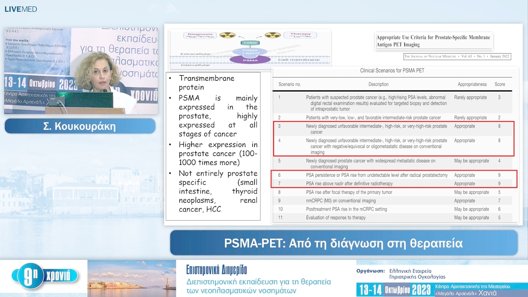 23 Σ. Κουκουράκη - PSMA-PET: Από τη διάγνωση στη θεραπεία