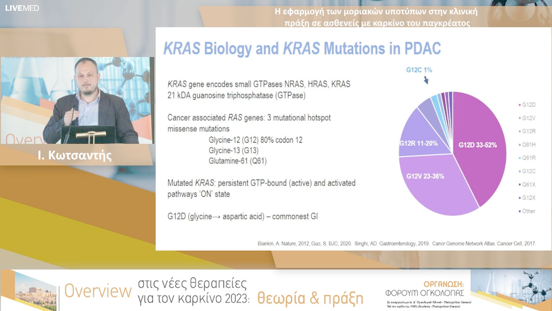 32  Ι. Κωτσαντής - Η εφαρμογή των μοριακών υποτύπων στην κλινική πράξη σε ασθενείς με καρκίνο του παγκρέατος
