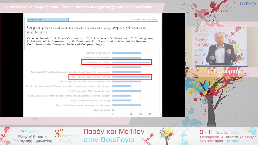 26 Γ. Σκρουμπής - Πόσο εφικτή και ασφαλής είναι μία περισσότερο συντηρητική χειρουργική προσέγγιση; 