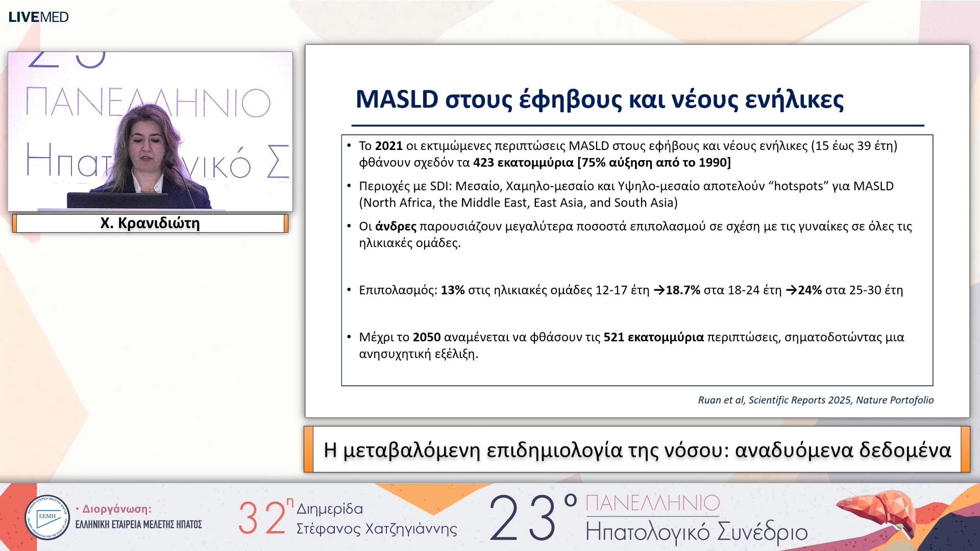 032 Χ. Κρανιδιώτη - Η μεταβαλόμενη επιδημιολογία της νόσου: αναδυόμενα δεδομένα
