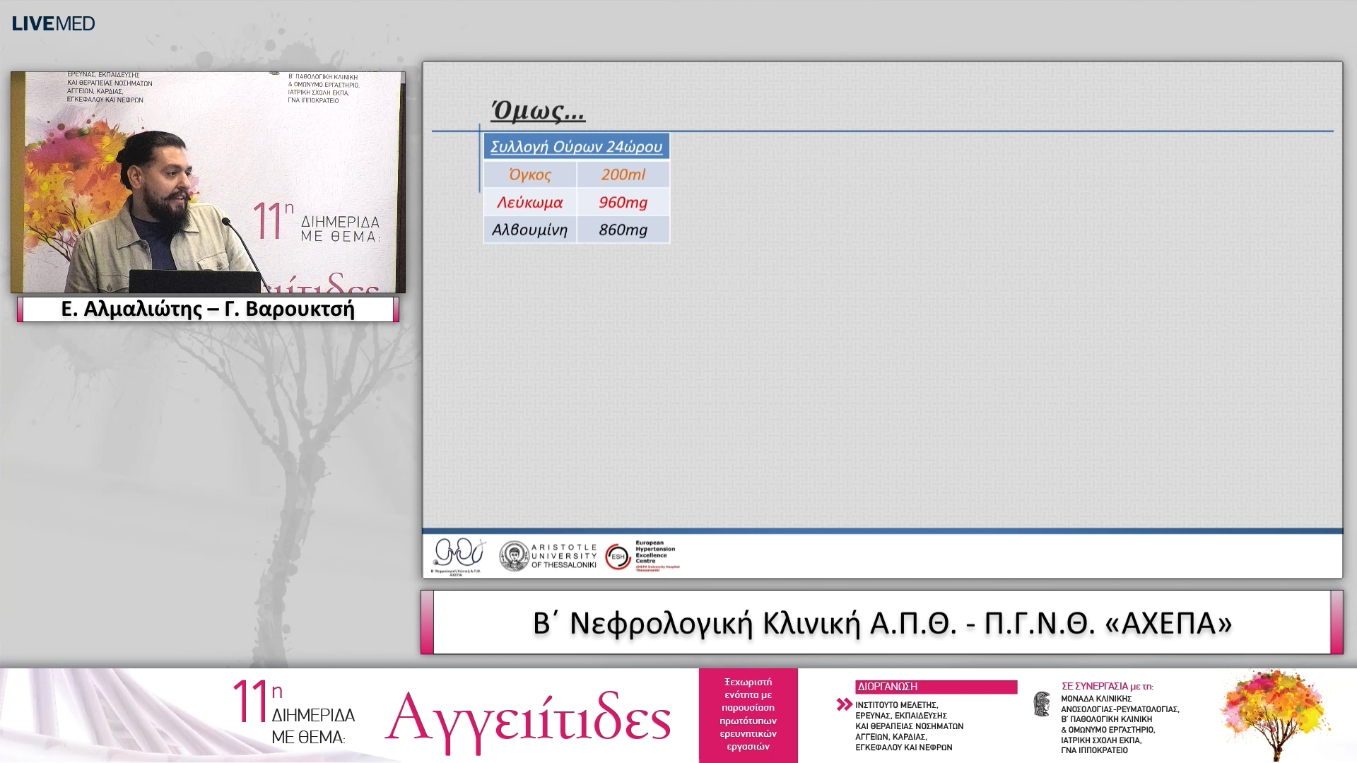 33 Ε. Αλμαλιώτης – Γ. Βαρουκτσή Β΄ Νεφρολογική Κλινική Α.Π.Θ. - Π.Γ.Ν.Θ. «ΑΧΕΠΑ»