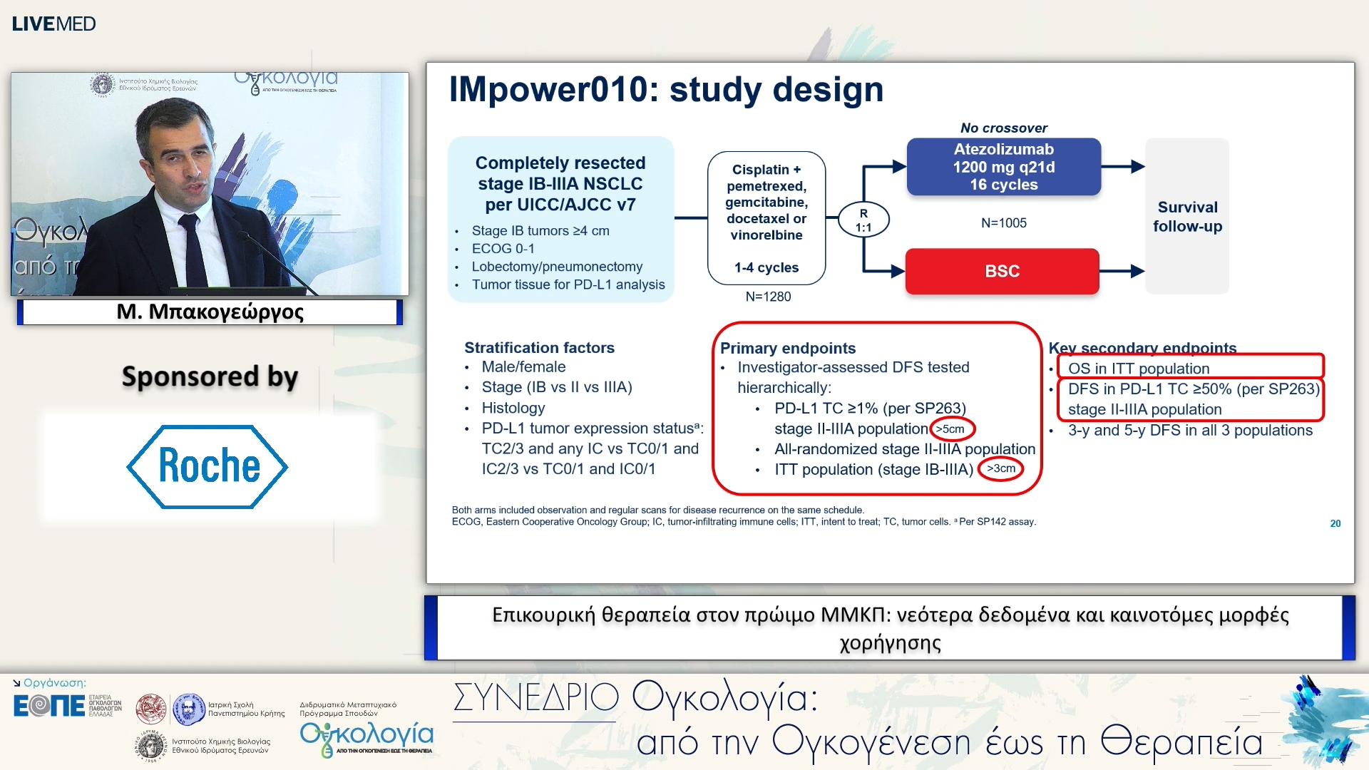 37 Μ. Μπακογεώργος - Επικουρική θεραπεία στον πρώιμο ΜΜΚΠ: νεότερα δεδομένα και καινοτόμες μορφές χορήγησης. 