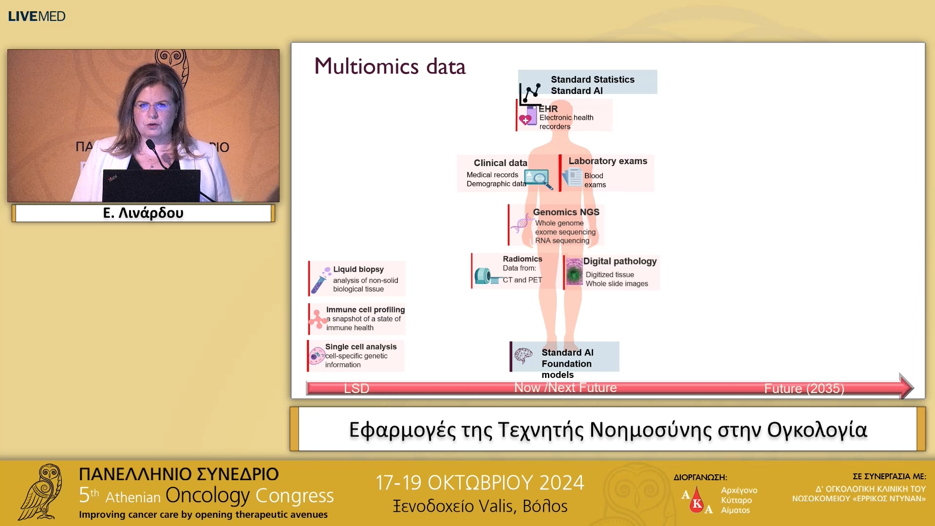 46 Ε. Λινάρδου - Εφαρμογές της Τεχνητής Νοημοσύνης στην Ογκολογία από την πλευρά του Ογκολόγου 