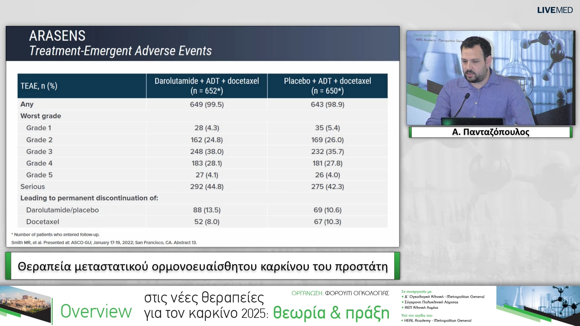 35 Α. Πανταζόπουλος - Θεραπεία μεταστατικού ορμονοευαίσθητου καρκίνου του προστάτη