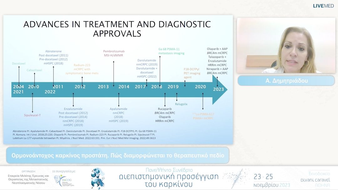 24 Α. Δημητριάδου - Ορμονοάντοχος καρκίνος προστάτη. Πώς διαμορφώνεται το θεραπευτικό πεδίο 