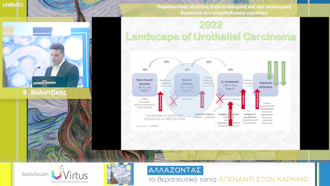 37 Β. Κολιντζίκης - Θεραπευτικές εξελίξεις στην επικουρική και νέο-επικουρική θεραπεία του ουροθηλιακού καρκίνου
