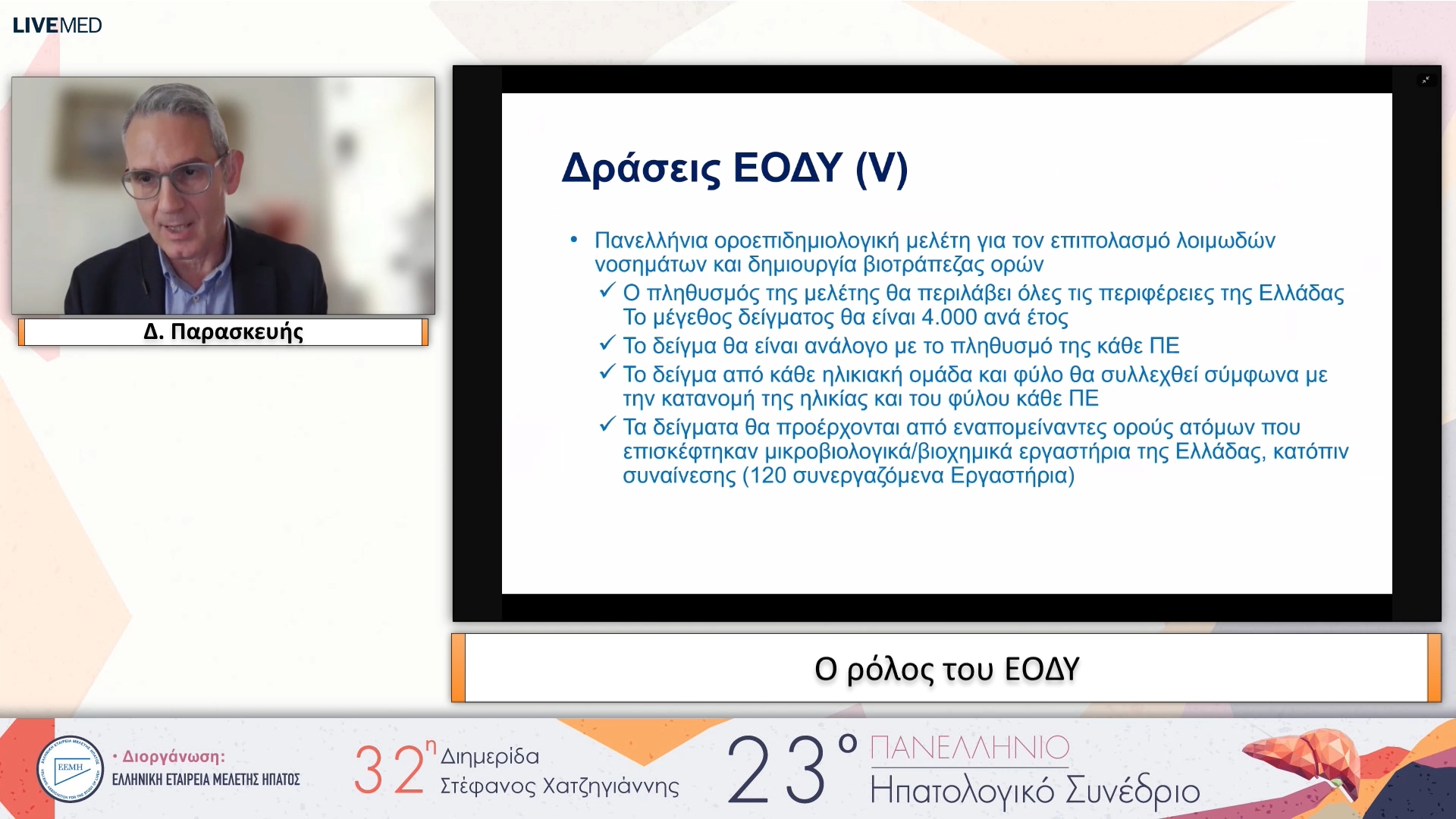 010 Δ. Παρασκευής - Ο ρόλος του ΕΟΔΥ 