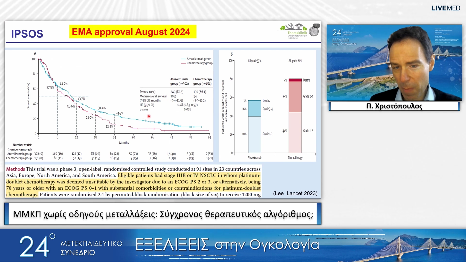 24 Π. Χριστόπουλος - ΜΜΚΠ χωρίς οδηγούς μεταλλάξεις: Σύγχρονος θεραπευτικός αλγόριθμος; 
