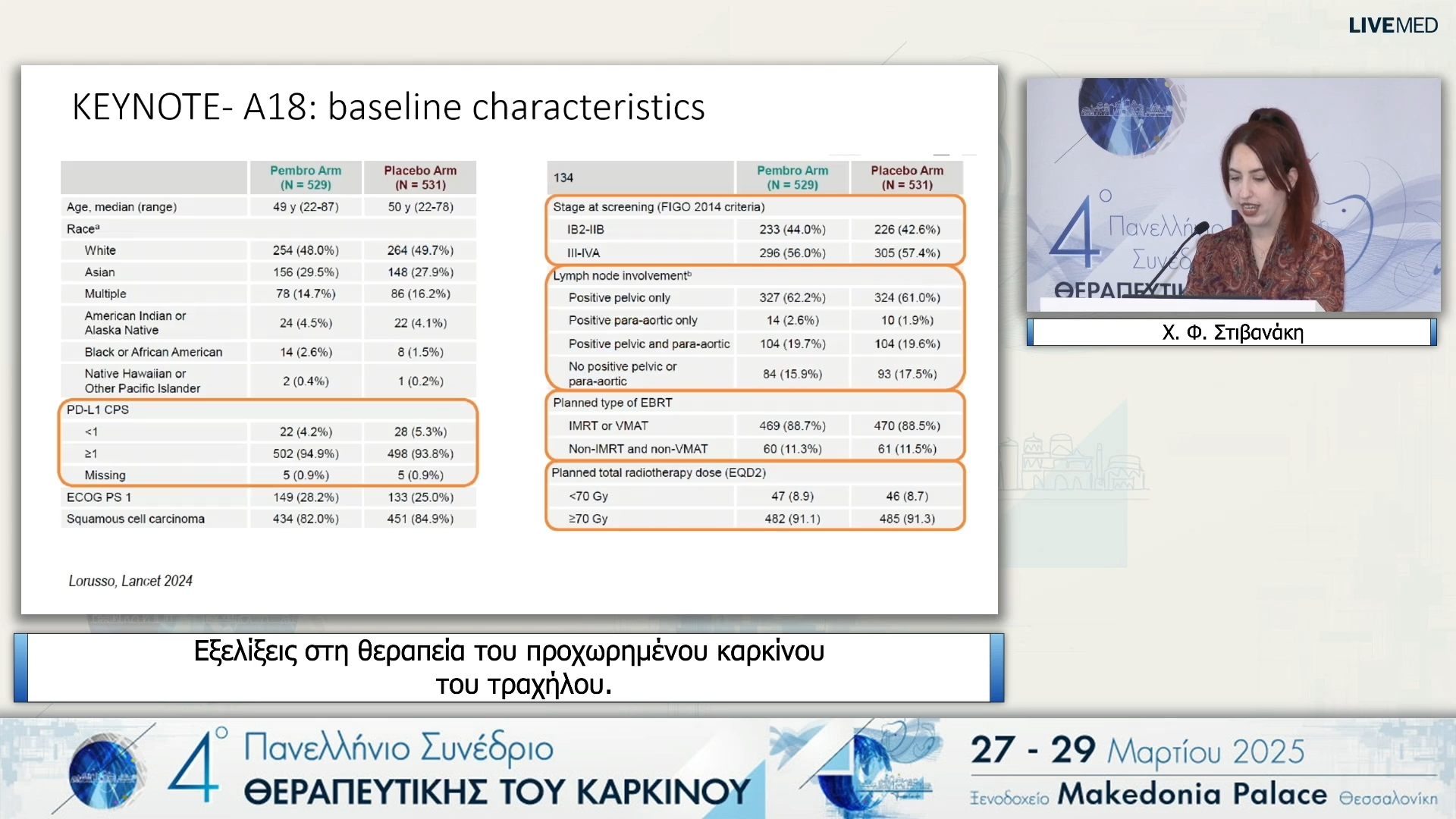 52 Χ. Φ. Στιβανάκη - Εξελίξεις στη θεραπεία του προχωρημένου καρκίνου του τραχήλου.