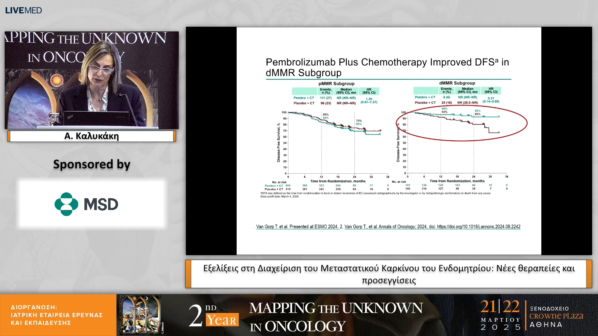 27 Α. Καλυκάκη - Εξελίξεις στη Διαχείριση του Μεταστατικού Καρκίνου του Ενδομητρίου: Νέες θεραπείες και προσεγγίσεις