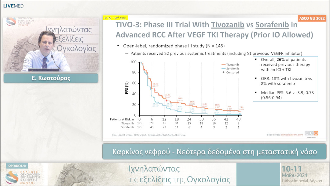 33 Ε. Κωστούρος - Καρκίνος νεφρού - Νεότερα δεδομένα στη μεταστατική νόσο 