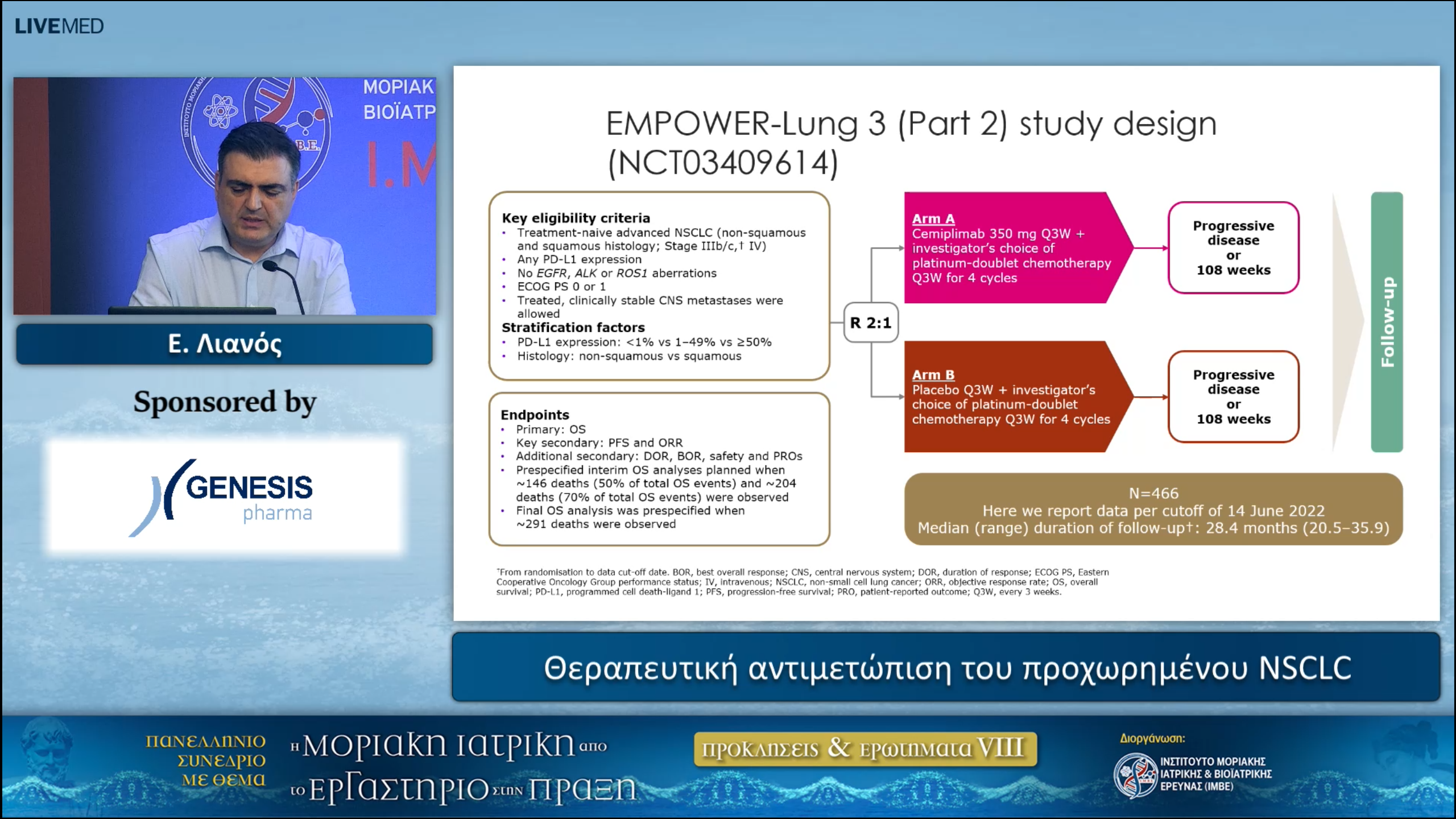 39 E. Lianos - Therapeutic treatment of the advanced NSCLC 