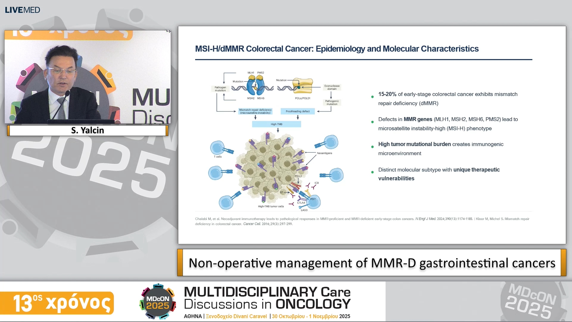 61 S. Yalcin - Non-operative management of MMR-D gastrointestinal cancers 