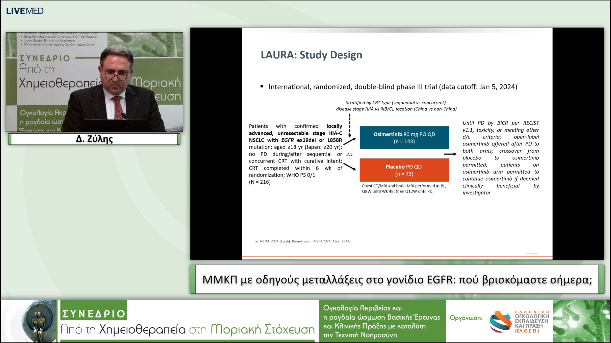 31 Δ. Ζύλης - ΜΜΚΠ με οδηγούς μεταλλάξεις στο γονίδιο EGFR: πού βρισκόμαστε σήμερα;