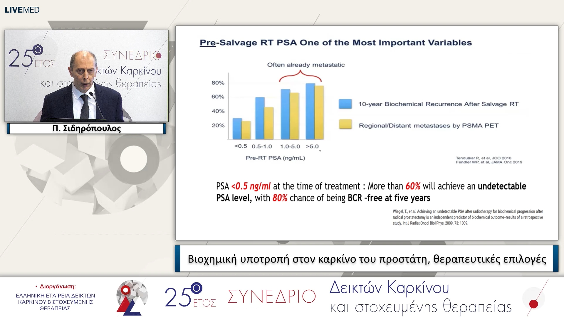16 Π. Σιδηρόπουλος - Βιοχημική υποτροπή στον καρκίνο του προστάτη, θεραπευτικές επιλογές