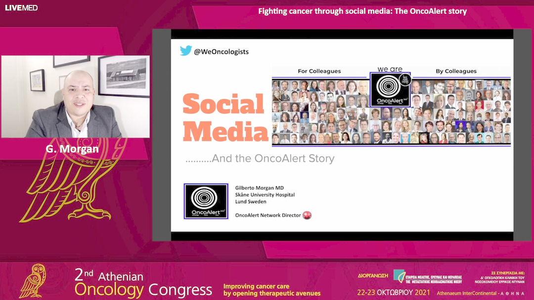 24 G. Morgan - Fighting cancer through social media: The OncoAlert story. 