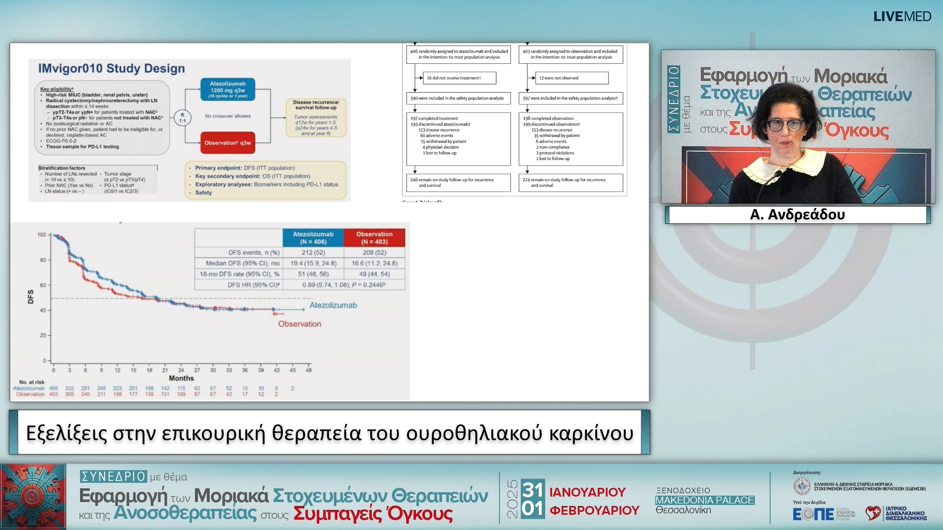 42  Α. Ανδρεάδου - Εξελίξεις στην επικουρική θεραπεία του ουροθηλιακού καρκίνου
