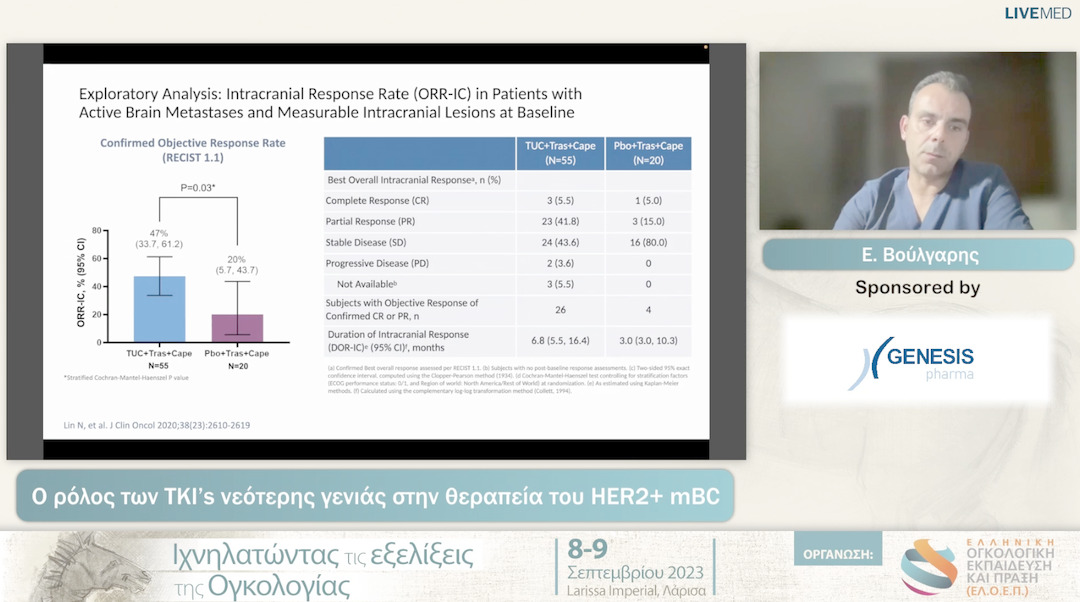 37 Ε. Βούλγαρης - Ο ρόλος των ΤΚΙ’s νεότερης γενιάς στην θεραπεία του HER2+ mBC