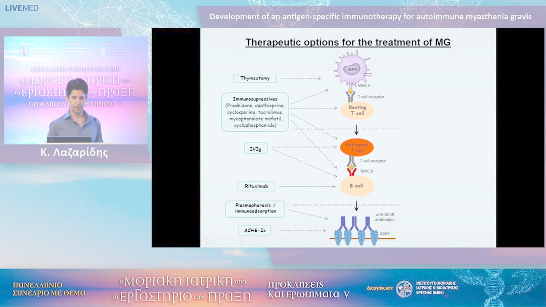 14 Κ. Λαζαρίδης - Development of an antigen-specific immunotherapy for autoimmune myasthenia gravis
