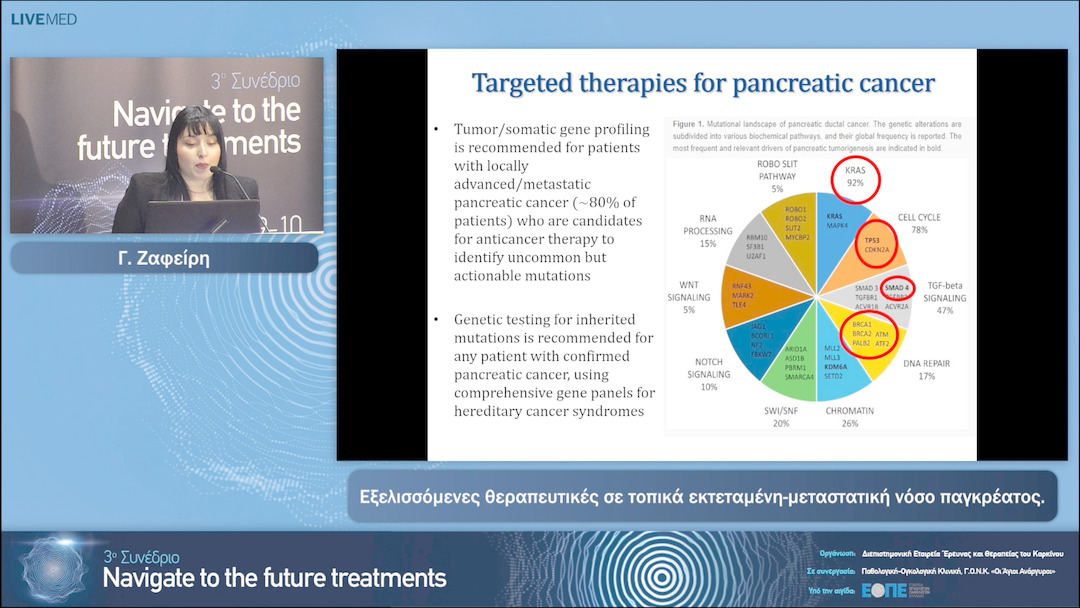 12 Γ. Ζαφείρη - Εξελισσόμενες θεραπευτικές σε τοπικά εκτεταμένη-μεταστατική νόσο παγκρέατος. 