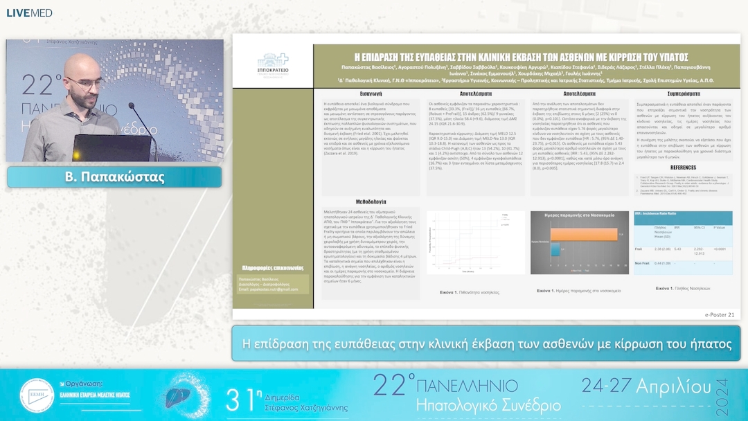 28 Β. Παπακώστας - Η επίδραση της ευπάθειας στην κλινική έκβαση των ασθενών με κίρρωση του ήπατος