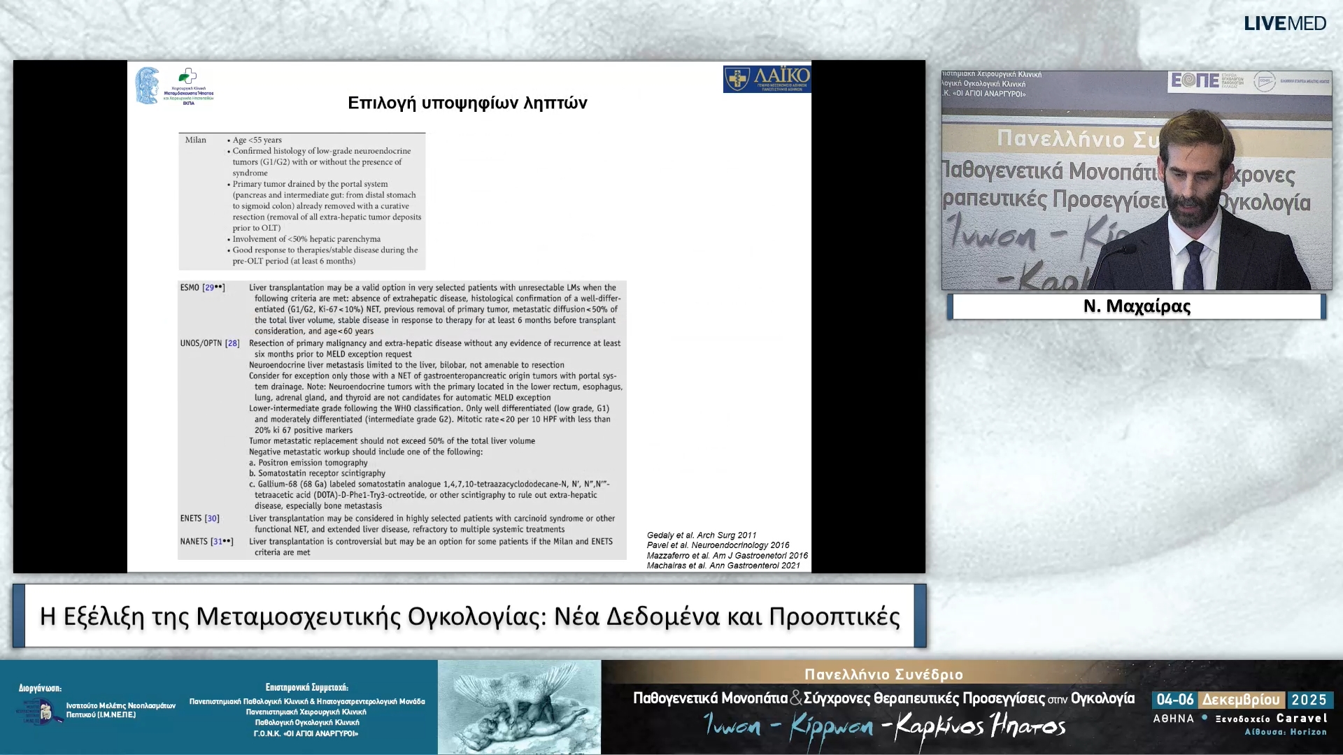 28 Ν. Μαχαίρας - Η Εξέλιξη της Μεταμοσχευτικής Ογκολογίας: Νέα Δεδομένα και Προοπτικές