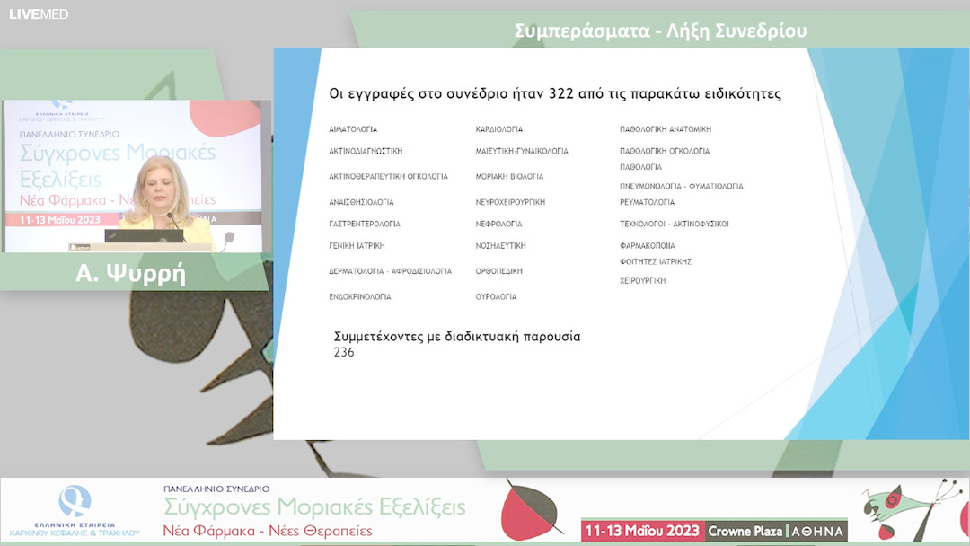 49 Συμπεράσματα - Λήξη Συνεδρίου