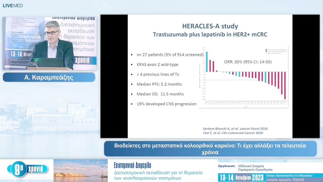 29 Α. Καραμπεάζης - Βιοδείκτες στο μεταστατικό κολοορθικό καρκίνο: Τι έχει αλλάξει τα τελευταία χρόνια