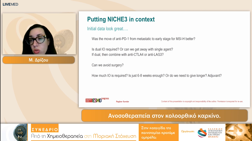 35 Μ. Δρίζου - Ανοσοθεραπεία στον κολοορθικό καρκίνο. 