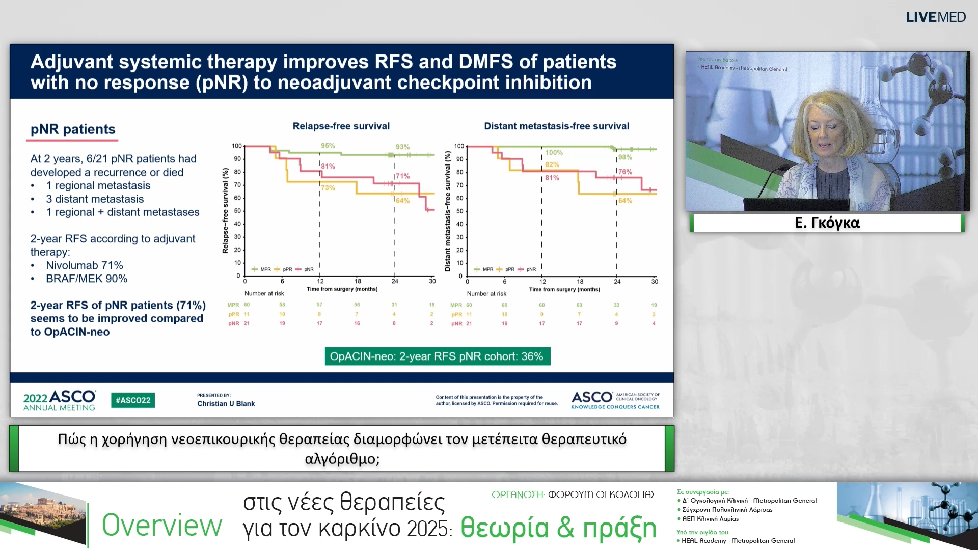 39 Ε. Γκόγκα - Πώς η χορήγηση νεοεπικουρικής θεραπείας διαμορφώνει τον μετέπειτα θεραπευτικό αλγόριθμο;