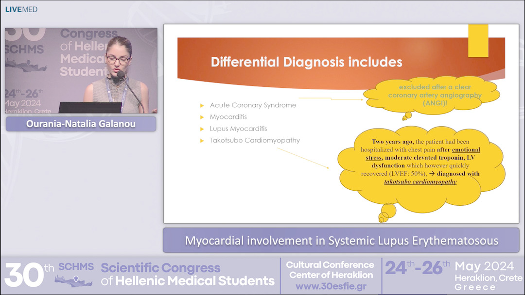 15 Ourania-Natalia Galanou - Myocardial involvement in Systemic Lupus Erythematosous