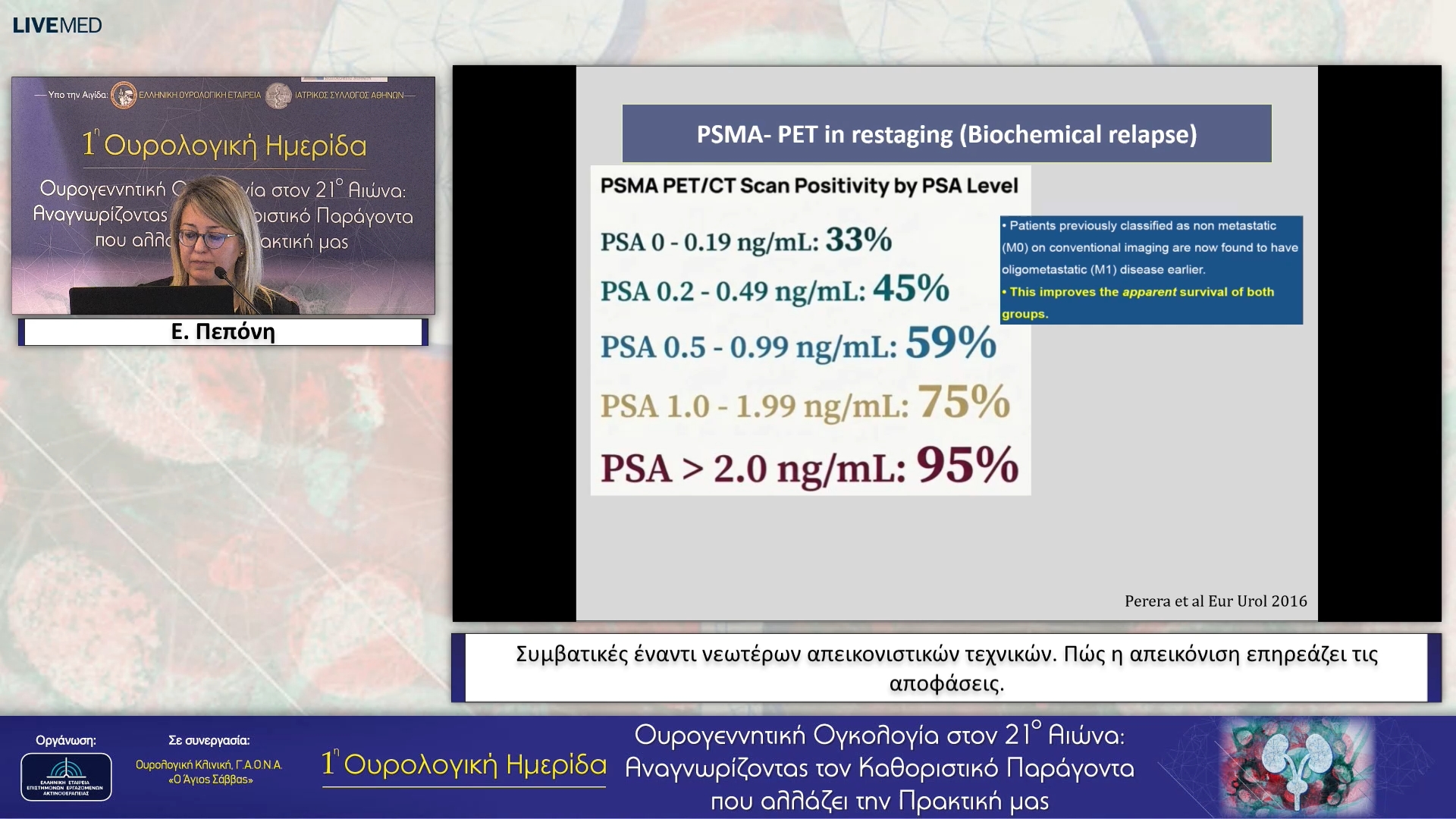 21 Ε. Πεπόνη - Συμβατικές έναντι νεωτέρων απεικονιστικών τεχνικών. Πώς η απεικόνιση επηρεάζει τις αποφάσεις.