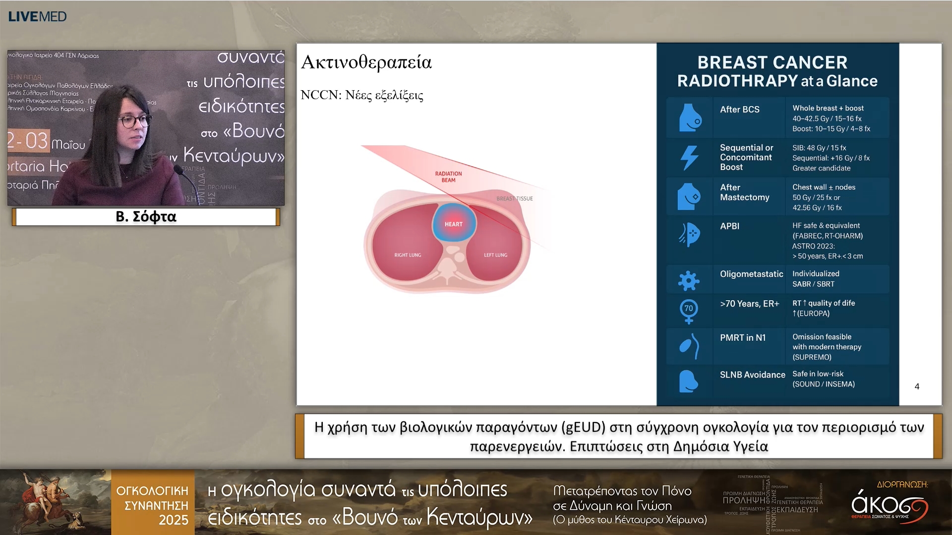 11 B. Σόφτα - Η χρήση των βιολογικών παραγόντων (gEUD) στη σύγχρονη ογκολογία για τον περιορισμό των παρενεργειών. Επιπτώσεις στη Δημόσια Υγεία