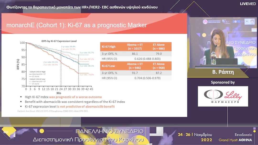 33  B. Ράπτη - Φωτίζοντας το θεραπευτικό μονοπάτι των HR+/HER2- EBC ασθενών υψηλού κινδύνου.
