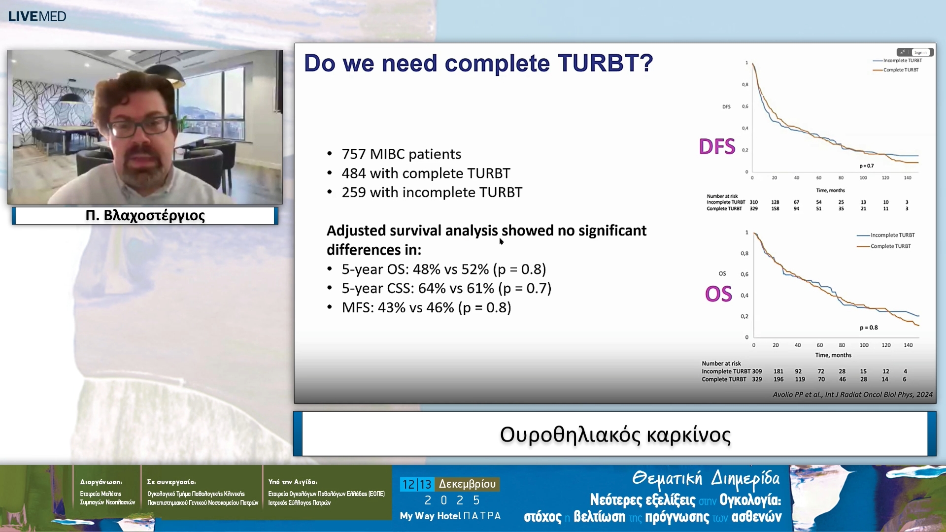 19 Π. Βλαχοστέργιος - Ουροθηλιακός καρκίνος