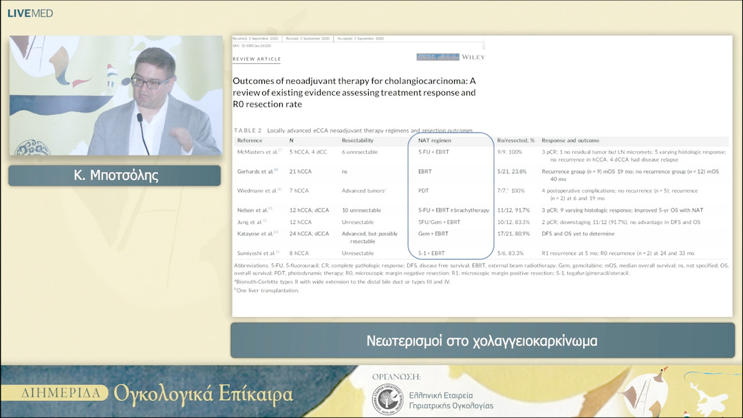 43 Κ. Μποτσόλης - Νεωτερισμοί στο χολαγγειοκαρκίνωμα 
