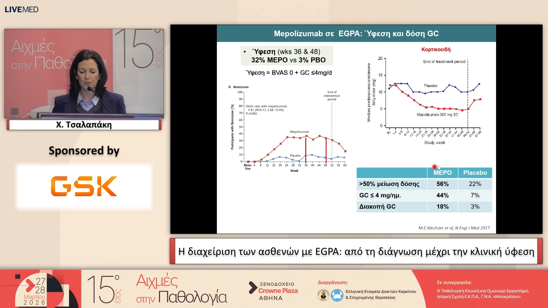 35 Χ. Τσαλαπάκη - Η διαχείριση των ασθενών με EGPA: από τη διάγνωση μέχρι την κλινική ύφεση