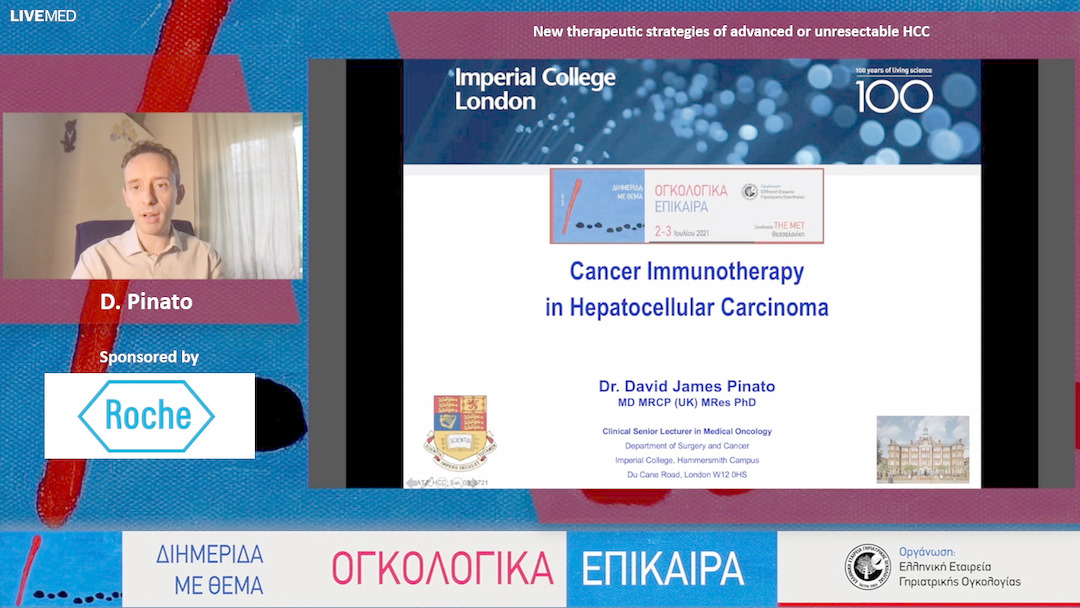 41  D. Pinato - New therapeutic strategies of advanced or unresectable HCC