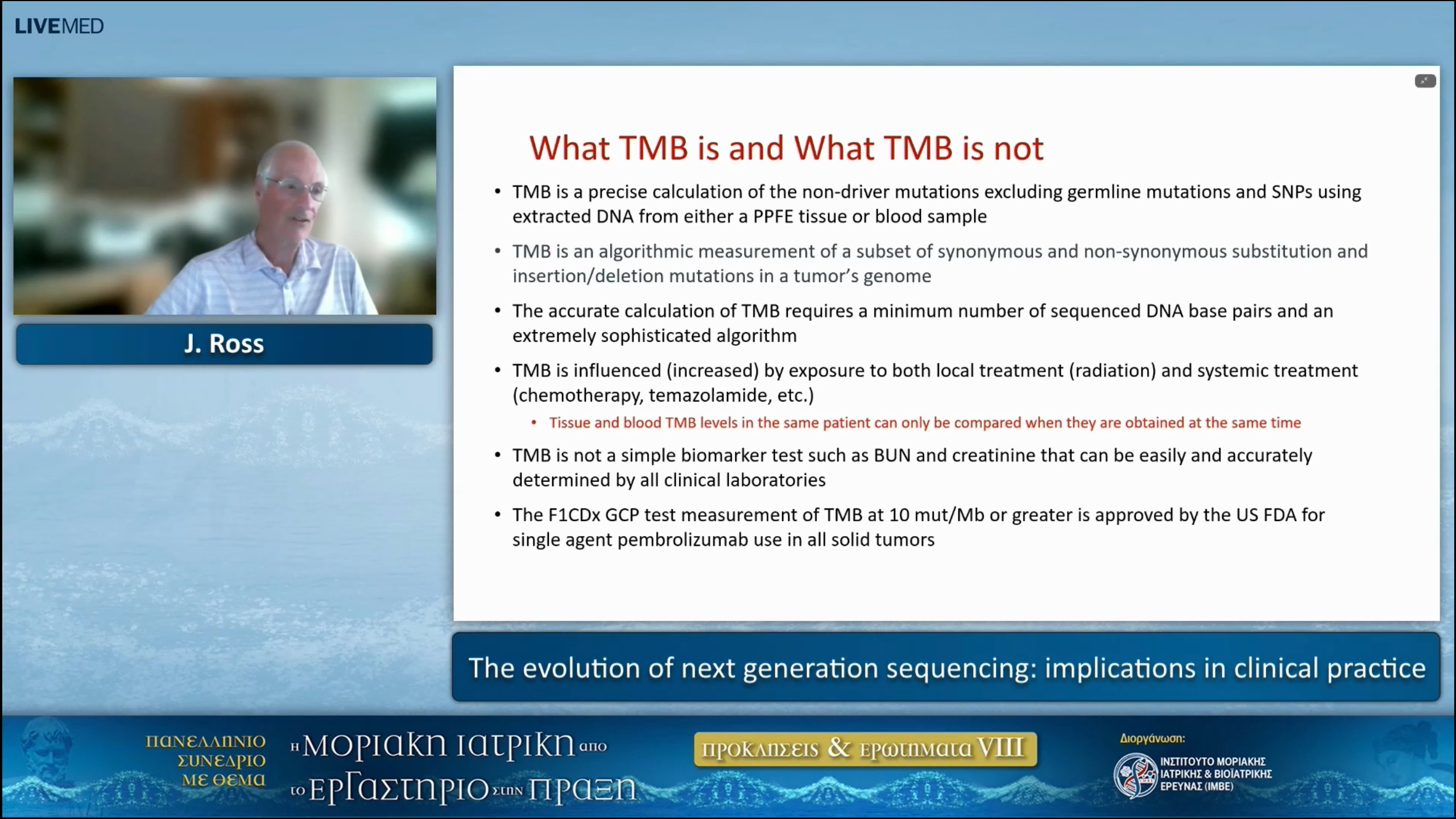 31 J. Ross - The evolution of next generation sequencing: implications in clinical practice 