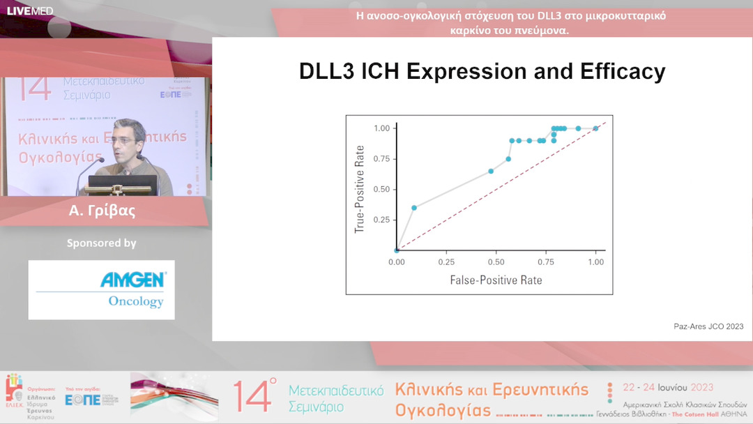 25 Α. Γρίβας - Η ανοσο-ογκολογική στόχευση του DLL3 στο μικροκυτταρικό καρκίνο του πνεύμονα.