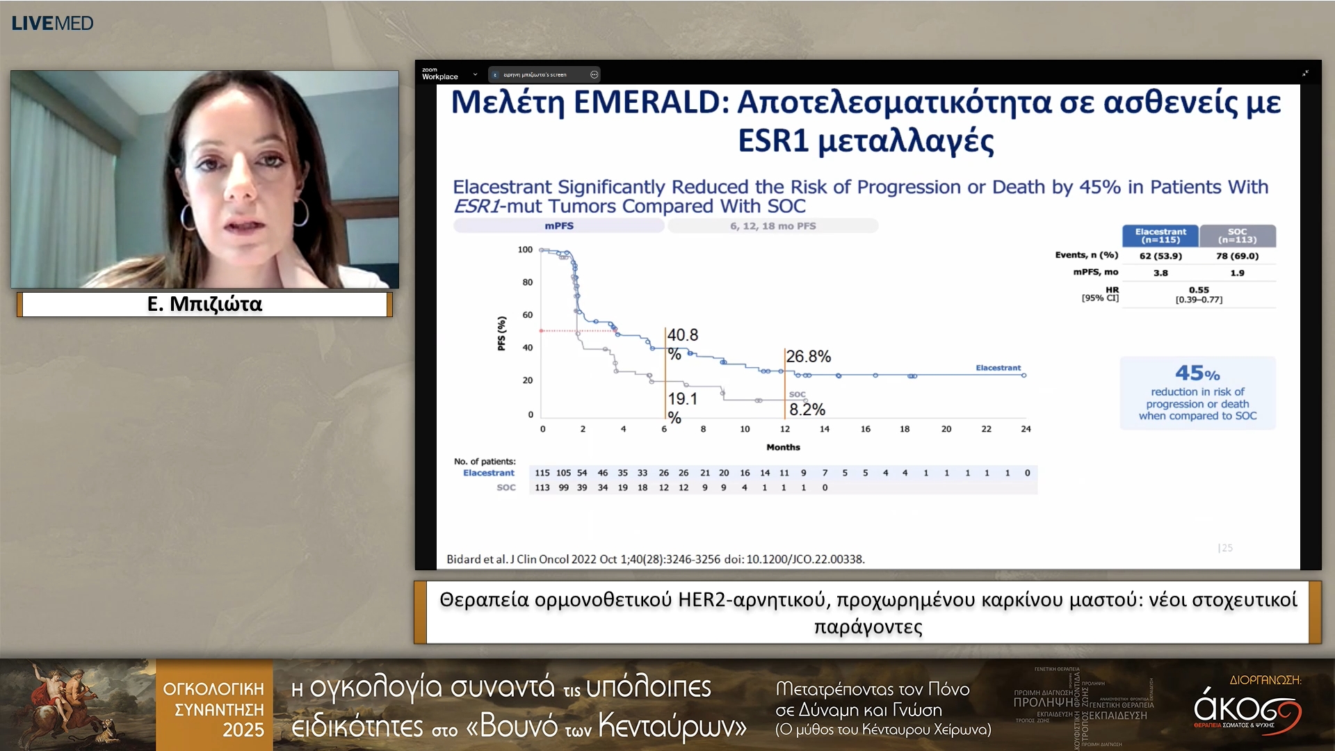 48 Ε. Μπιζιώτα - Θεραπεία ορμονοθετικού HER2-αρνητικού, προχωρημένου καρκίνου μαστού: νέοι στοχευτικοί παράγοντες