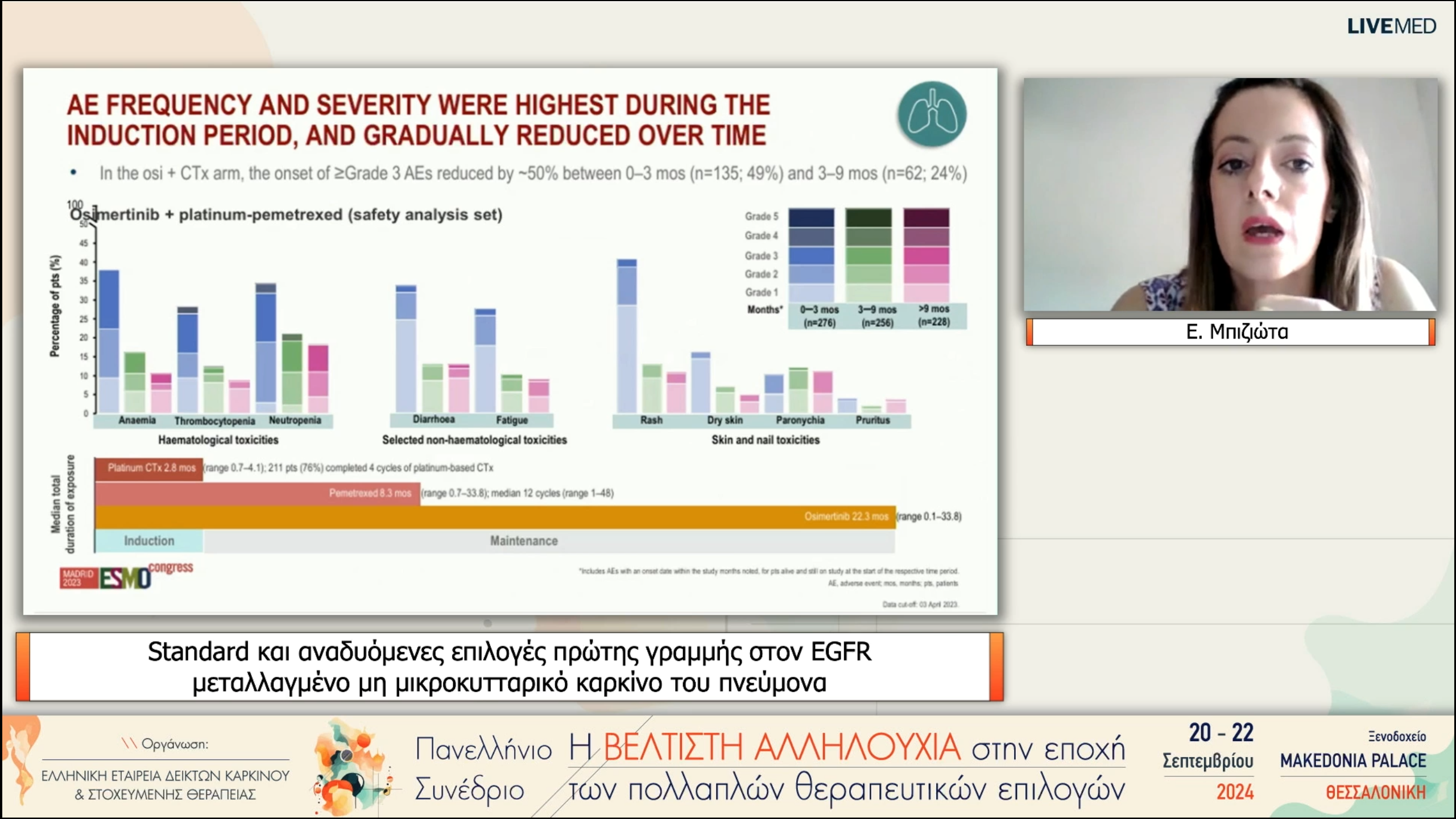 14 Ε. Μπιζιώτα - Standard και αναδυόμενες επιλογές πρώτης γραμμής στον EGFR μεταλλαγμένο μη μικροκυτταρικό καρκίνο του πνεύμονα 