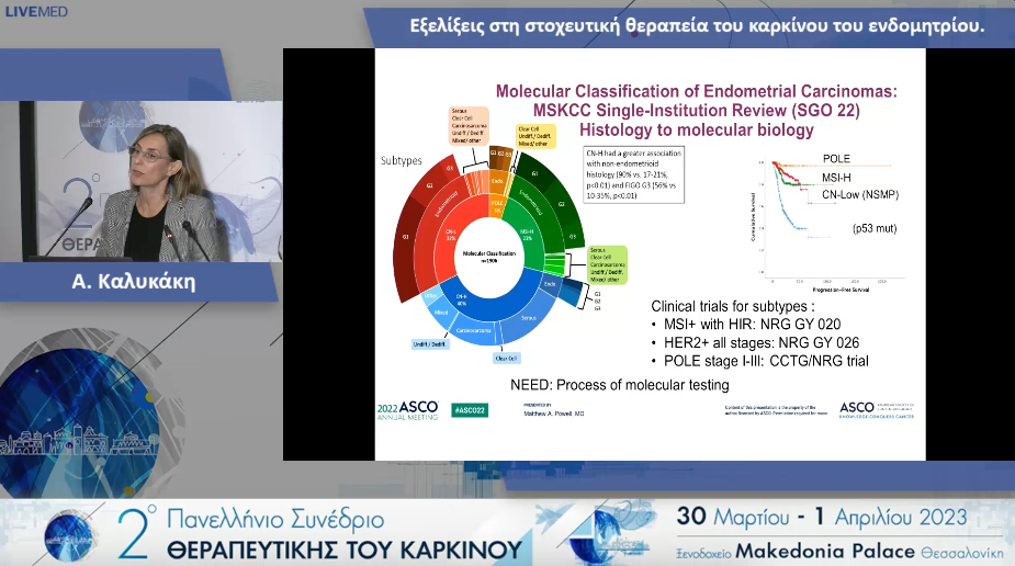 55  Α. Καλυκάκη - Εξελίξεις στη στοχευτική θεραπεία του καρκίνου του ενδομητρίου.