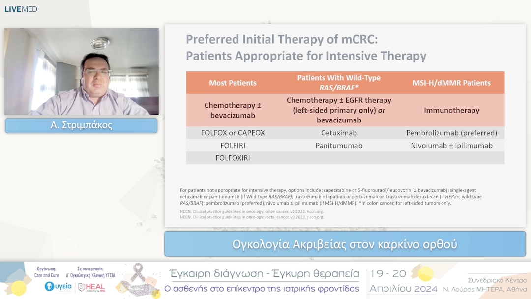 29 Α. Στριμπάκος - Ογκολογία Ακριβείας στον καρκίνο ορθού 