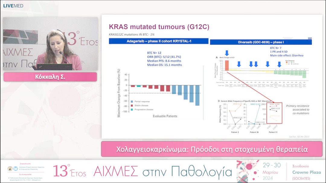 37 Κόκκαλη Σ. - Χολαγγειοκαρκίνωμα: Πρόοδοι στη στοχευμένη θεραπεία. 