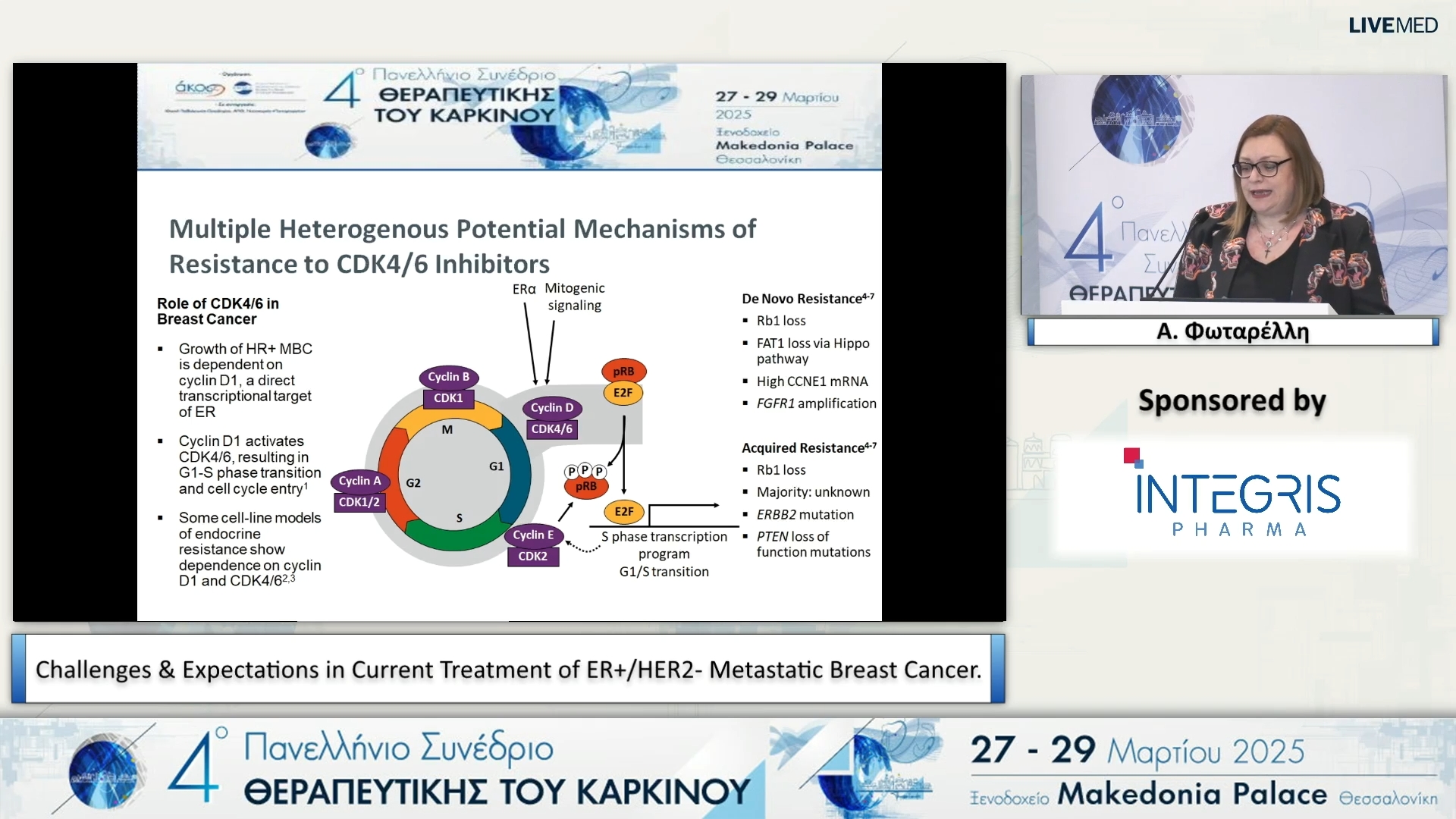 37 Α. Φωταρέλλη - Challenges & Expectations in Current Treatment of ER+/HER2 - Metastatic Breast Cancer.