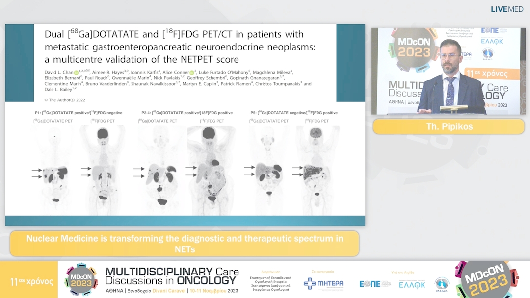 19 Th. Pipikos - Nuclear Medicine is transforming the diagnostic and  therapeutic spectrum in NETs 
