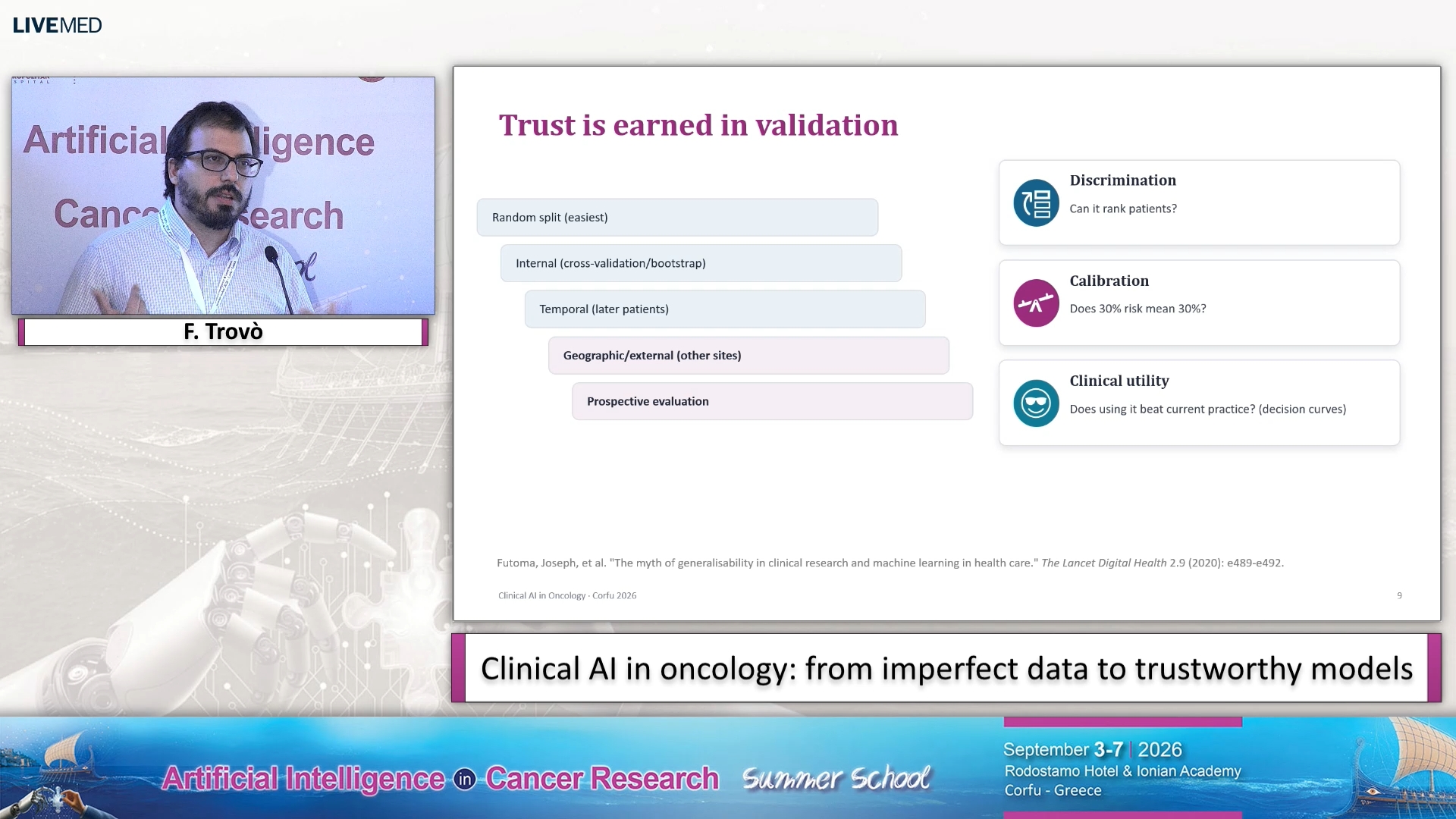 18 F. Trovò - Clinical AI in oncology: from imperfect data to trustworthy models